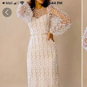 Shein dress in beige